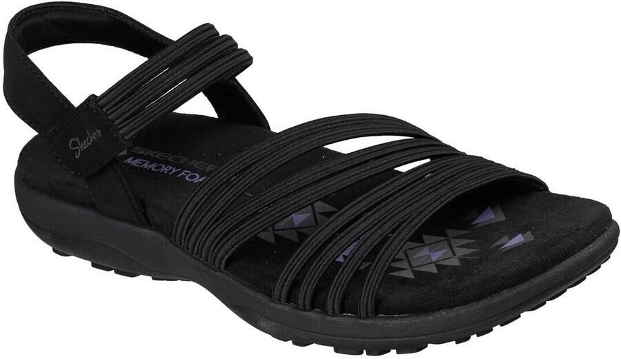 Skechers Reggae Slim Coffee dames sandalen zwart Extra comfort Memory Foam - Foto 6