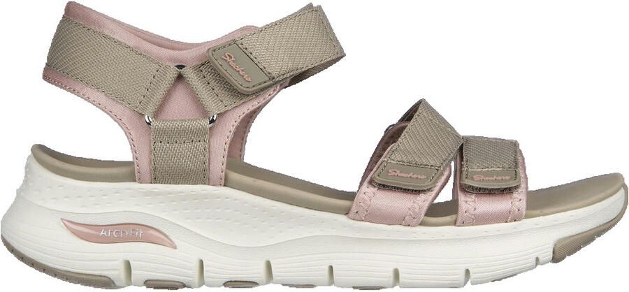Skechers Fresh Bloom Flex Sandaal Beige Dames - Foto 3
