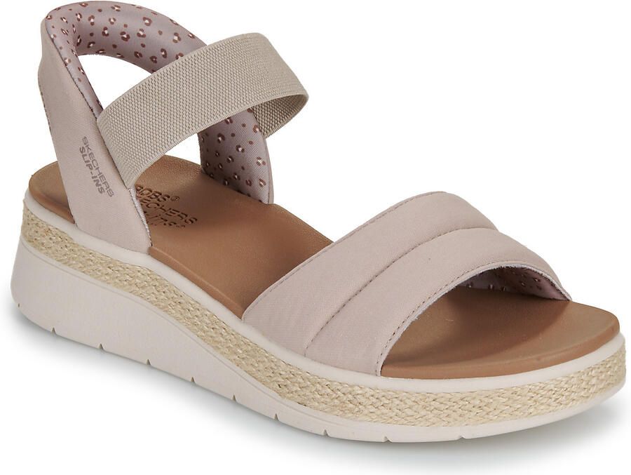Skechers Sandalen BOBS SUN RAY wig sandaal sandalette plateausandaal met plush foam - Foto 3