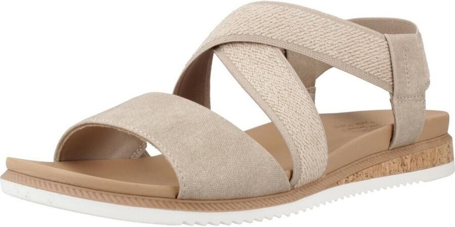 Skechers Bobs Desert Kiss Low Sandalen Plat Beige - Foto 9