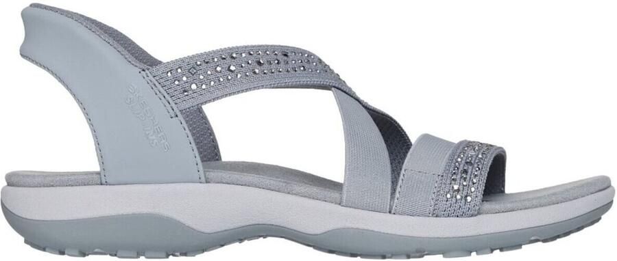 Skechers Reggae Slim Summer Sparkle damessandalen grijs - Foto 2