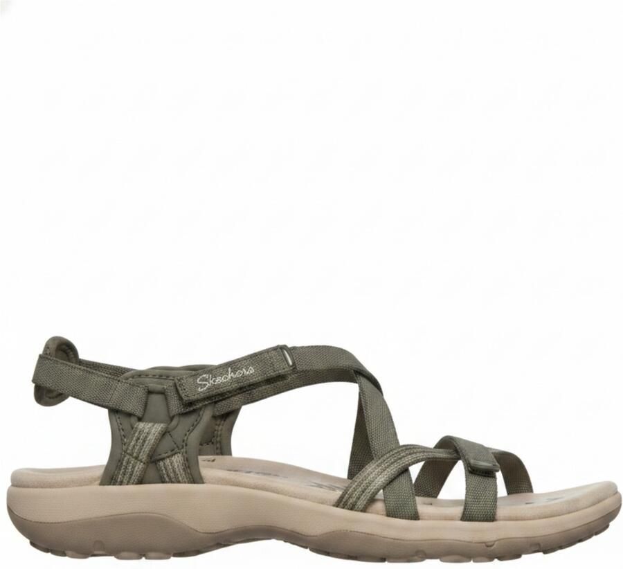 Skechers Reggae Slim Sun Array damessandaal groen - Foto 3