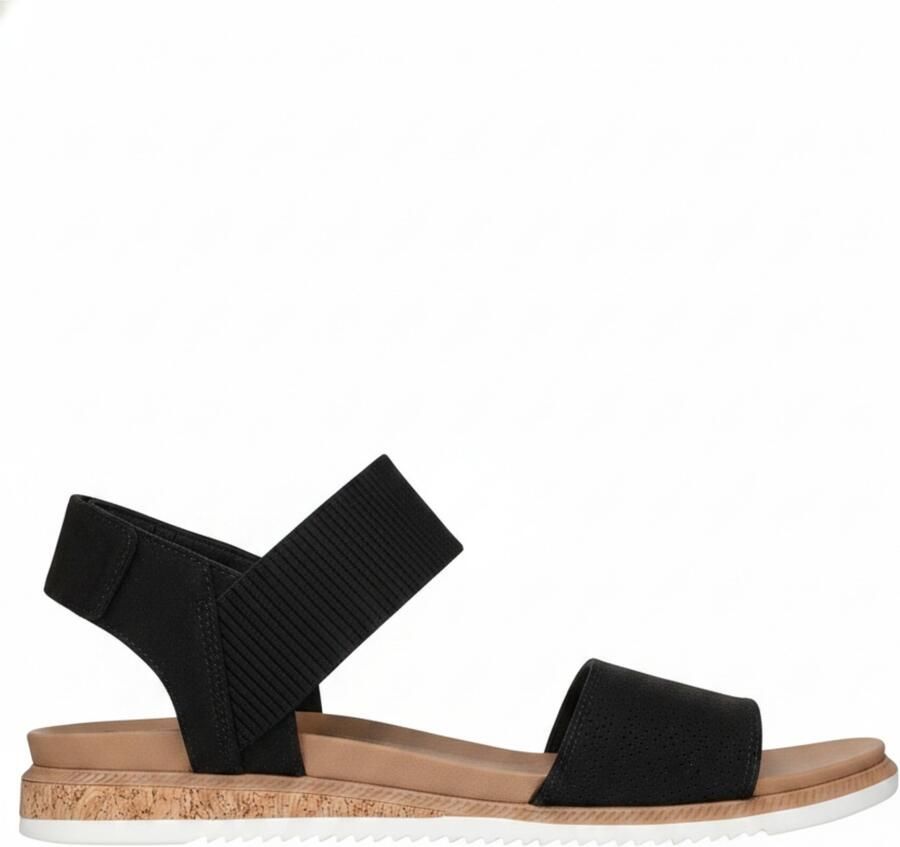Skechers Sandalen BOBS Desert Kiss Low Top Look 114710 BLK Zwart - Foto 5