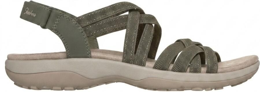 Skechers Reggae Slim Summer Getaway Sandalen Grijs Vrouw - Foto 3
