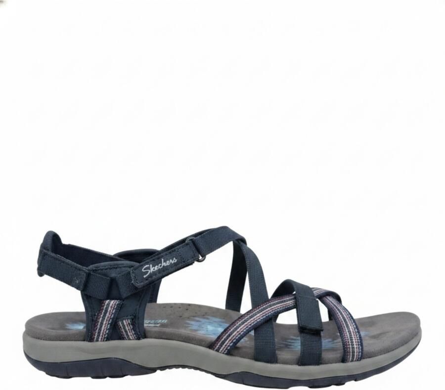 Skechers Reggae Slim Sun Array damessandaal blauw - Foto 3
