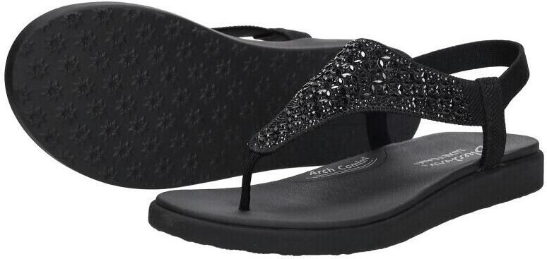 Skechers MEDITATION LUXE-MODERN EVENT Dames Slippers Zwart - Foto 14