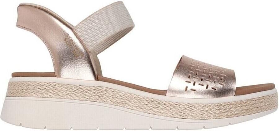 Skechers Slip-ins Bobs Sun Ray Step Aside Dames Sandalen Goud - Foto 12