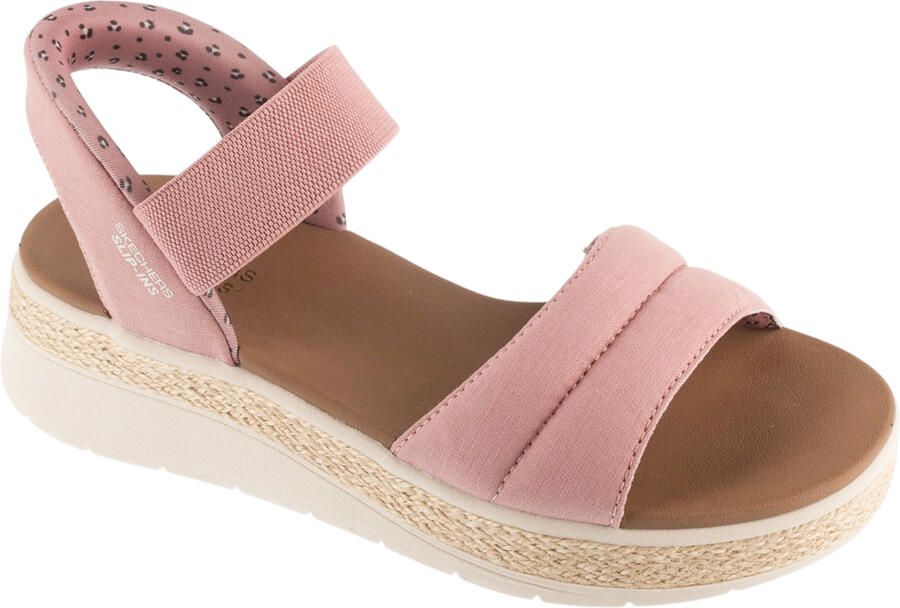 Skechers Sandalen met sleehak Slip-Ins: BOBS Sun Ray