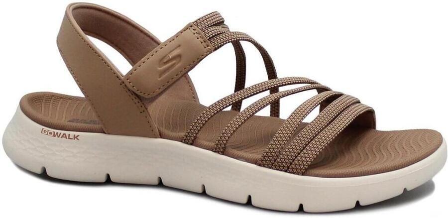 Skechers Go Walk Flex Sandalen Dames Taupe - Foto 3