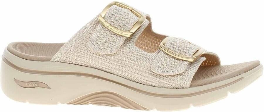 Skechers GO WALK ARCH FIT 2.0 SANDAL-C Dames Slippers Naturel - Foto 19