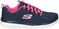 Skechers Graceful Get Connected Dames Sneakers 12615W-NVHP - Blauw