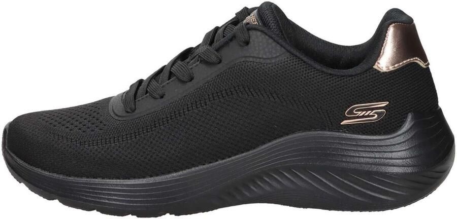 Skechers Dames BOBS SQUAD WAVES CURRENT LOOK Sneakers 117679 BBK Black - Foto 3