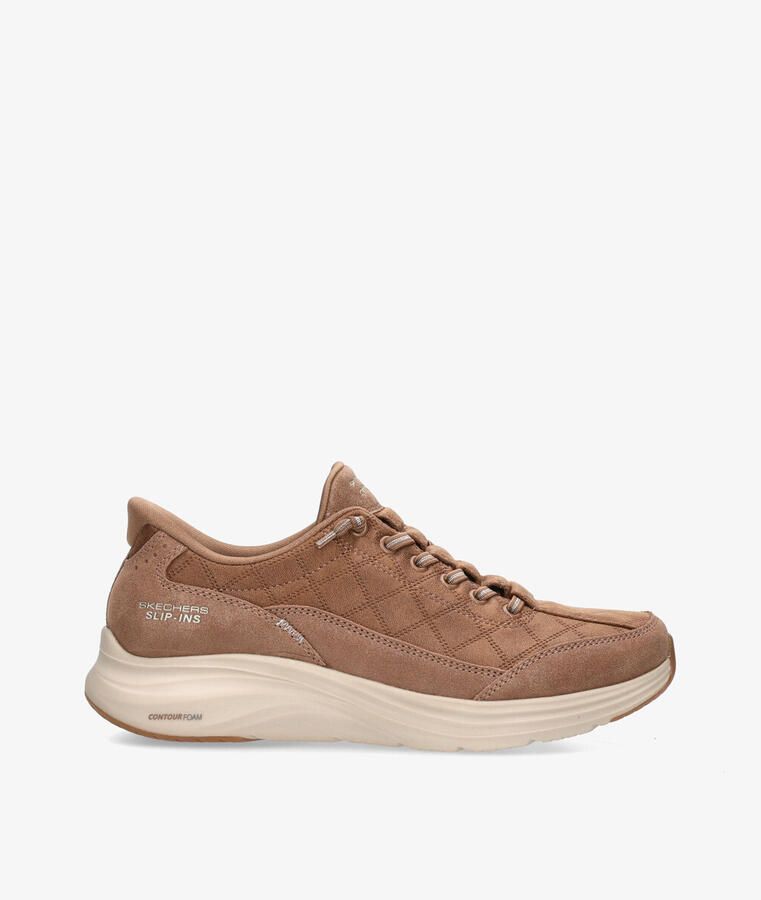 Skechers Slip-Ins Contour Foam Sneakers Dames Bruin - Foto 8