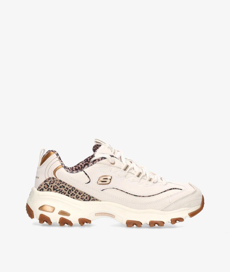 Skechers D Lites wild charm WHT Wit