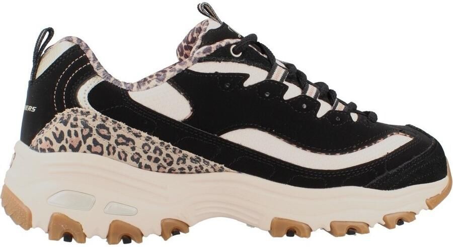 Skechers D'LITES-WILD CHARM Dames Veterschoenen Zwart Multi - Foto 16
