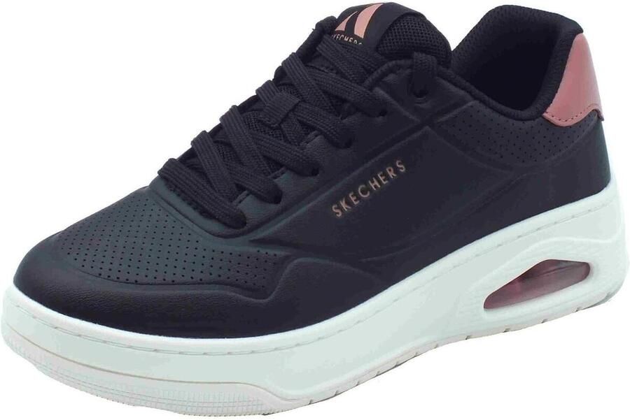 Skechers Uno Court Fast Break Sneakers Dames Zwart - Foto 2