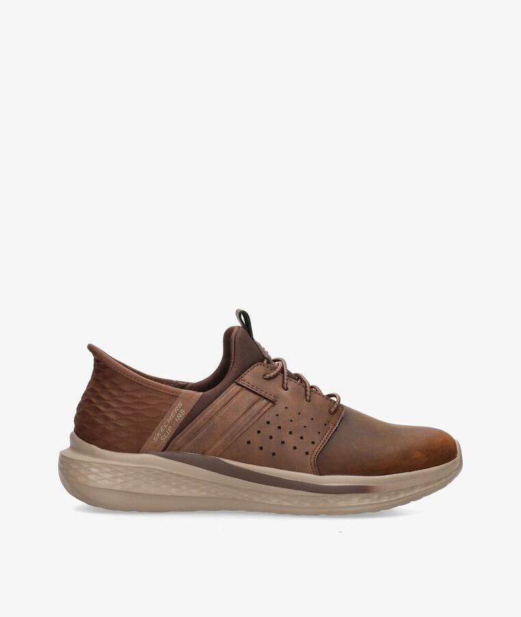 Skechers SLADE Zachary herensneakers slip-ins 210828 CDB donkerbruin - Foto 7