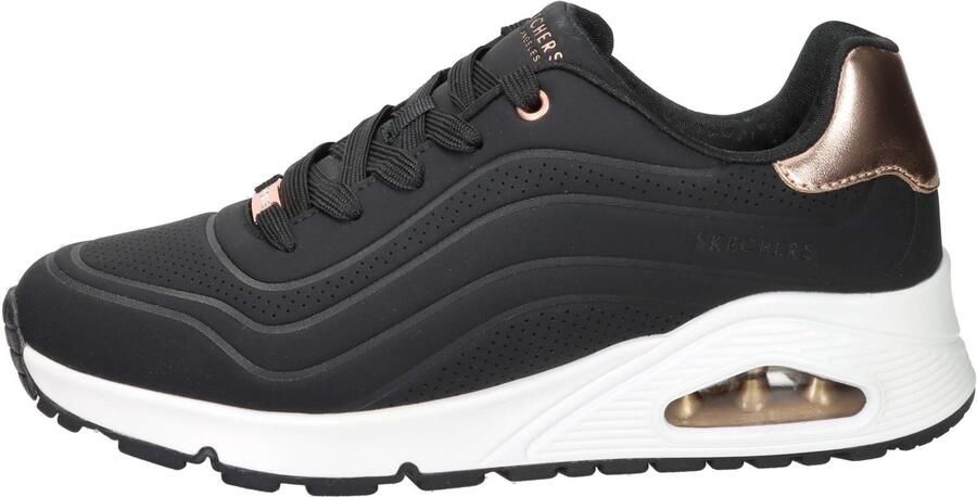 Skechers UNO GEN1 SHIMMER WAVE Meisjes Sneakers Zwart - Foto 2