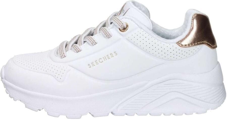 Skechers Kids UNO LITE METTALIC MODE Trainers 310384L Wit - Foto 3