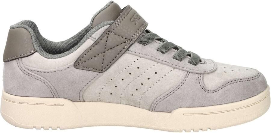 Skechers Quick Street Smooth Avenue kinder sneakers beige Uitneembare zool