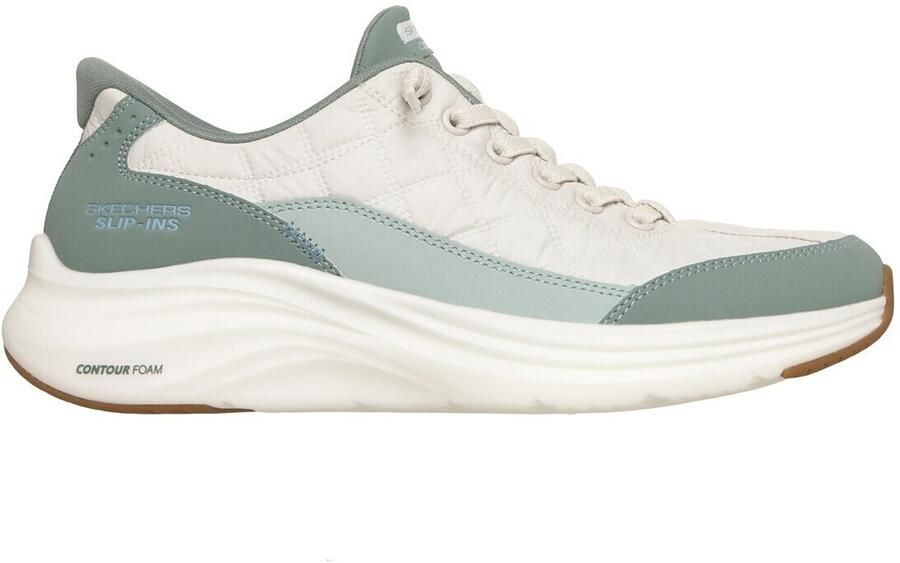 Skechers Slip-ins: Counter Foam dames sneakers groen wit Extra comfort Memory Foam - Foto 10