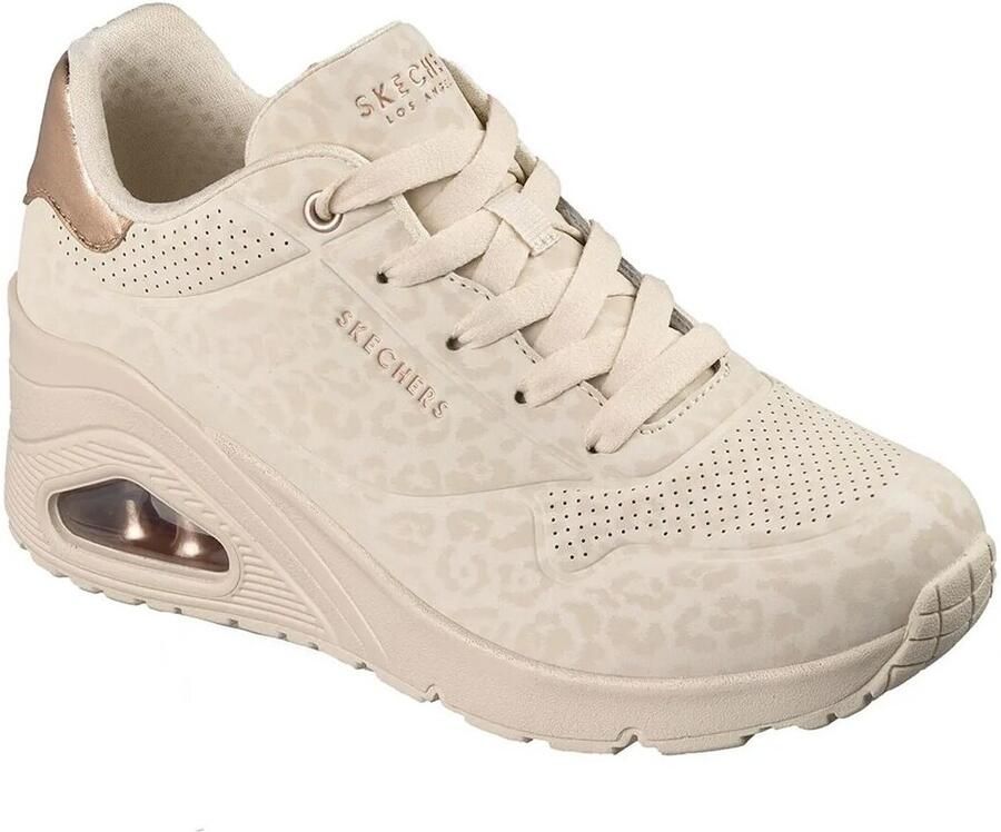 Skechers Uno Wedge Safari Daze Sneakers Laag Gebroken wit - Foto 8