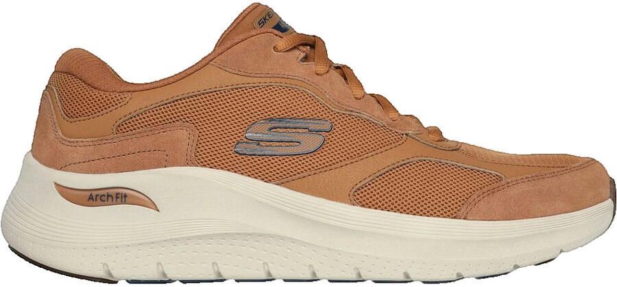 Skechers Arch Fit 2.0 The Keep 232702-WSK Mannen Oranje Sneakers - Foto 3