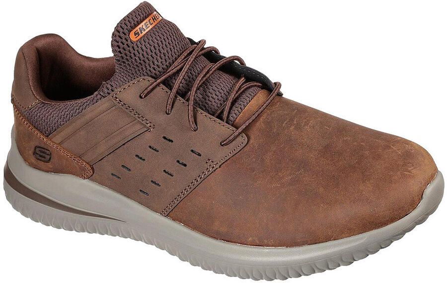 Skechers Slip-on sneakers DELSON 3.0 sneakers vrijetijdsschoen slippers met goga mat -voetboogsteun - Foto 12