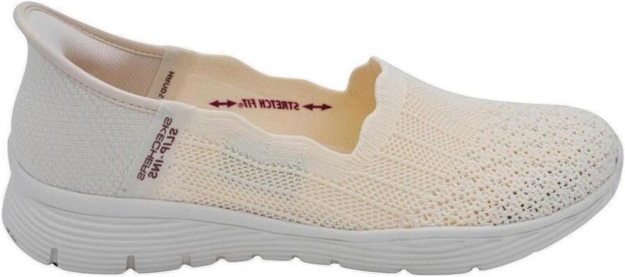 Skechers Slip-ins: Seager Believe It Vrouwen Beige Sneakers Sportschoenen - Foto 3