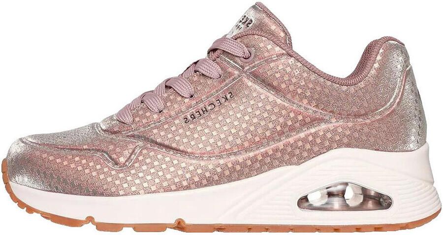 Skechers Sneakers Baskets Uno Disco Nite paillettes rose doré - Foto 2