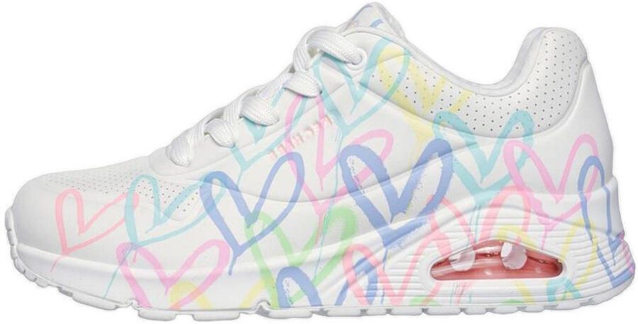 Skechers Street UNO SPREAT THE LOVE Sneakers Dames Meisjes JGoldcrown wit - Foto 8