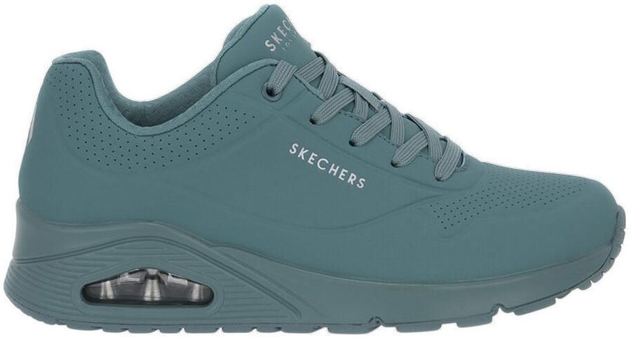 Skechers Sneakers UNO-STAND ON AIR in monochrome look vrijetijdsschoen lage schoen veterschoen