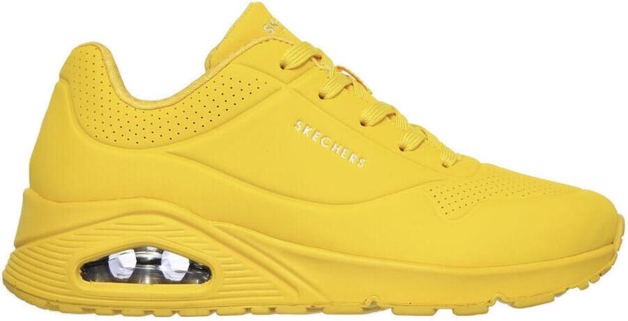 Skechers Uno Stand on Air 73690 YEL Vrouwen Geel Sneakers - Foto 3
