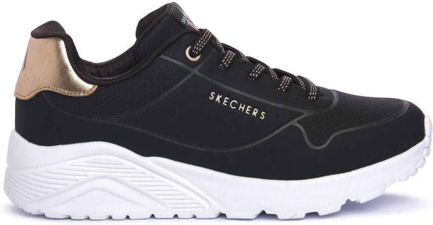 Skechers Uno Lite meisjes sneakers zwart goud Extra comfort Memory Foam - Foto 4