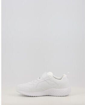 Skechers Bounder Power Study 405626L-WHT voor een jongen Wit Sneakers Sportschoenen
