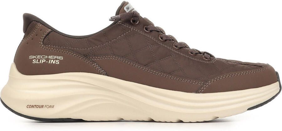 Skechers Heren Cozy Fit Slip-ins Sneakers Contour Foam 232619 BRN - Foto 2