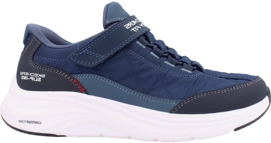 Skechers Kinderen Contour Foam Cozy Fit Slip Ins Sneakers Navy - Foto 2
