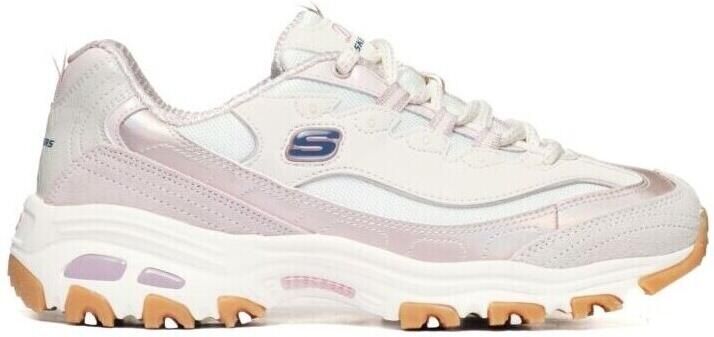 Skechers D'Lites dames sneaker Wit roze - Foto 3