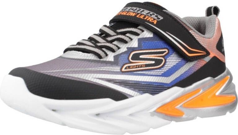 Skechers S Lighs Flex-Glow Ultra jongens sneaker Zwart multi - Foto 6