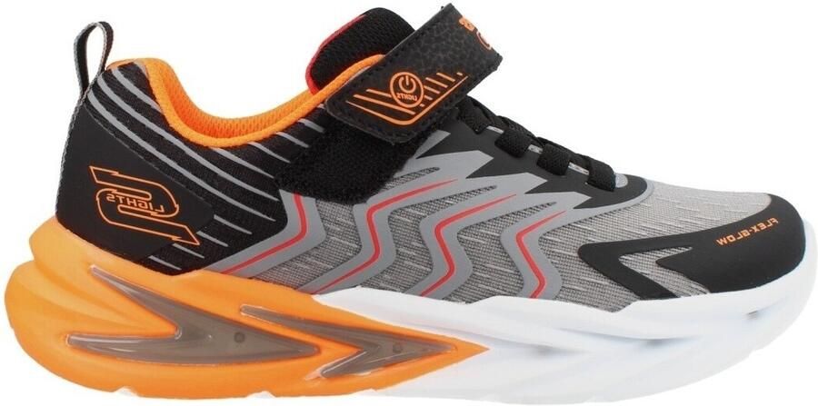 Skechers FLEX-GLOW ULTRA PRISM-PACER Jongens Veterschoenen Zwart Charcoal Rood - Foto 12