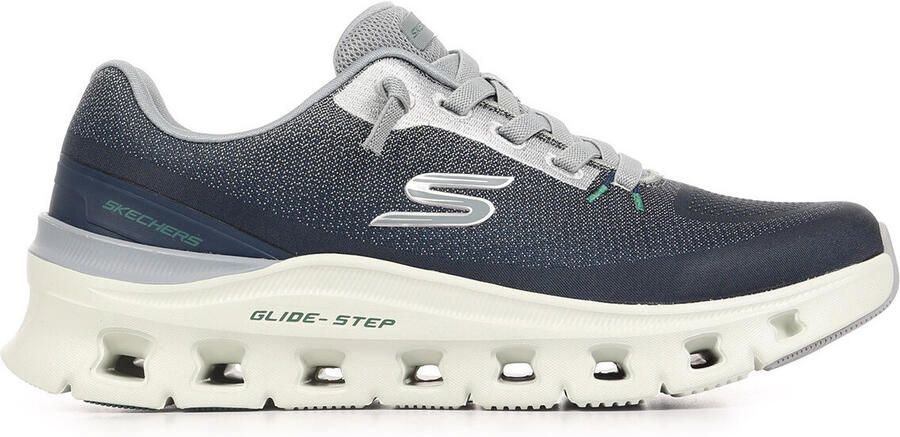 Skechers Heren Glide Step Pro Waverra Slip Ins Sneakers Navy Gray - Foto 2