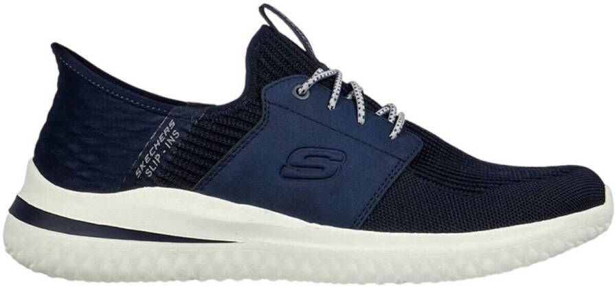 Skechers Comfort Veterschoenen voor Heren in Marineblauw - Foto 5