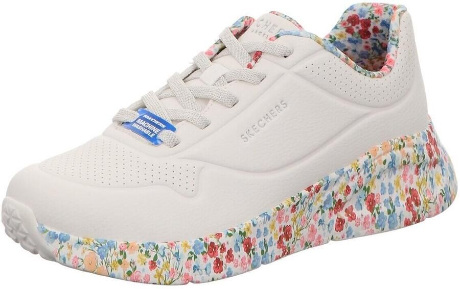 Skechers Dames UNO Lite Subtle Prints Sneakers 177293 WMLT Wit - Foto 2
