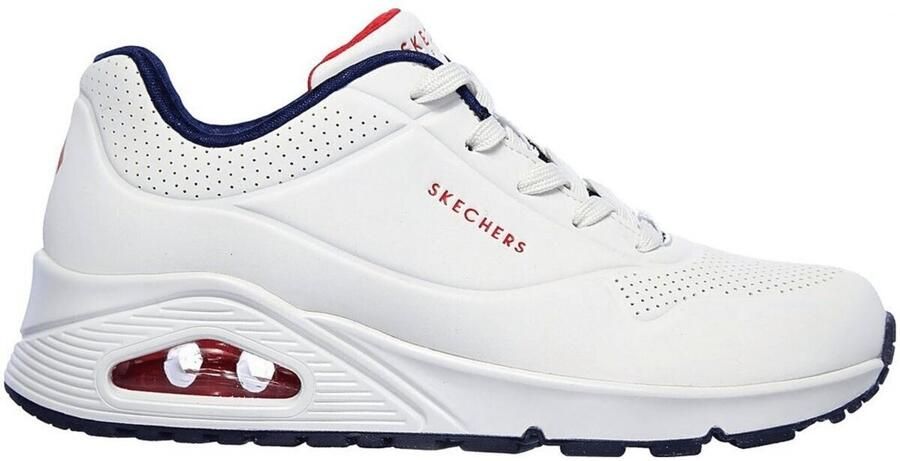 Skechers Sneakers met sleehak Uno Stand on Air Vrijetijdsschoen lage schoen veterschoen met fijne perforatie - Foto 8