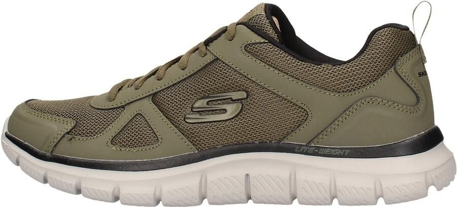 Skechers Track Scloric 52631 OLBK Mannen Groen Trainingschoenen Hardloopschoenen - Foto 3