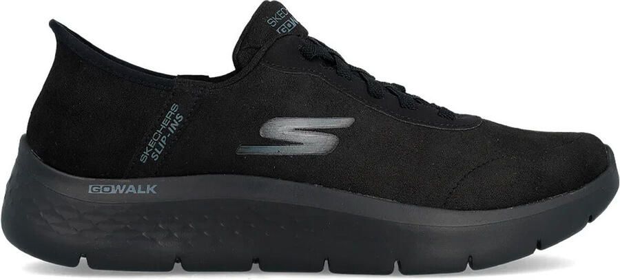 Skechers Slip-Ins: Go Walk Flex Hands Up- Zwart Heren Sneaker Smooth Motion - Foto 15