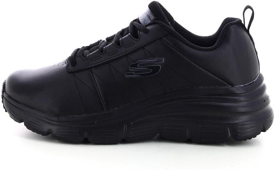 Skechers Sportieve Leren Sneaker Black Dames - Foto 2