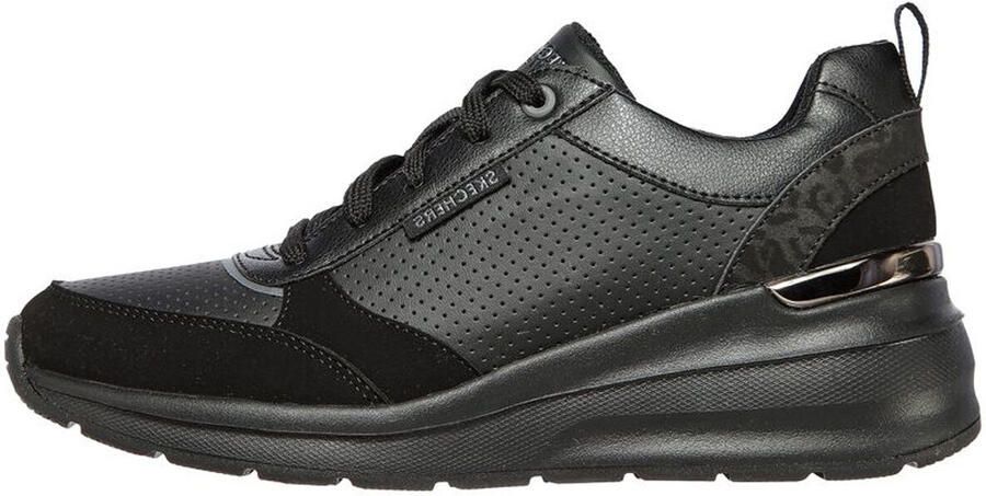 Skechers Billion-Subtle Spots 155616-BBK Vrouwen Zwart Sneakers - Foto 4
