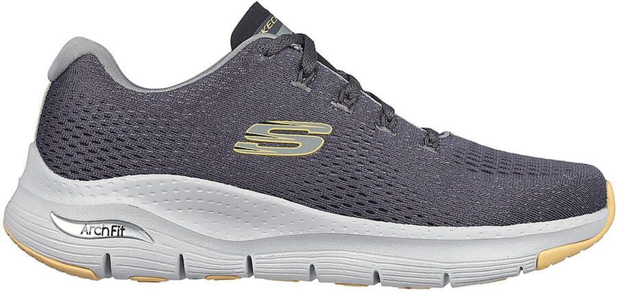 Skechers Sporty Vegan Arch Fit Sneaker Gray Heren