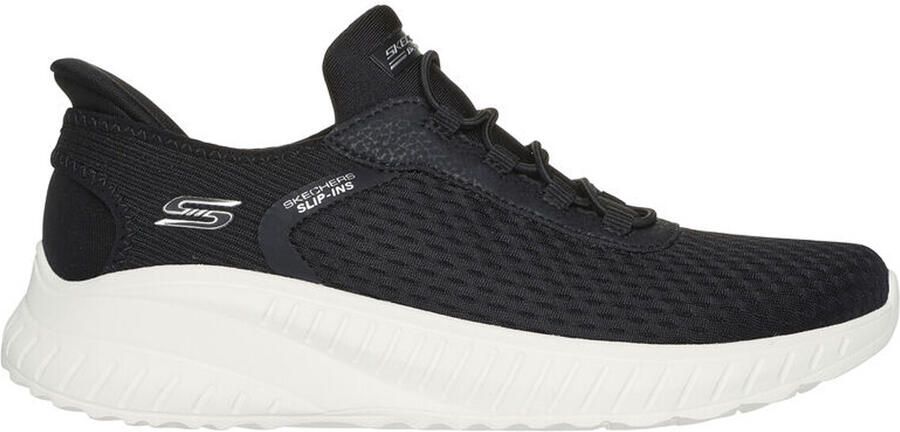 Skechers Slip-ins: Bob Squad dames sneakers zwart wit Extra comfort Memory Foam - Foto 3